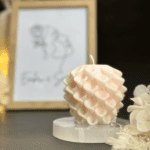 Spiral Glow Candle: Sculpted Swirl Candle