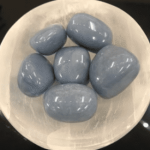 Wholesale Angelite Tumbled Stone