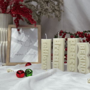 "Glow Within: Pillar Candles of Radiance"