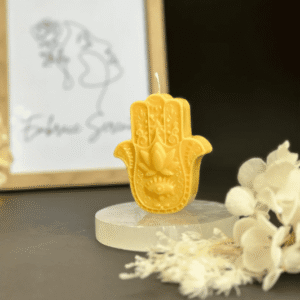 "Hamsa Harmony Candle: Hand of Protection Candle"